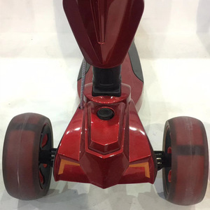 Red Kids <b>Scooter</b> 3-6 Years Old With Lights Flashing Inline Design For Boys And Girls <b>Toddler</b> Ride On Toy - Product Image 1