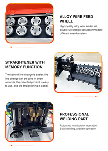 Factory Automatic <strong>2</strong>-6mm Stainless Steel Wire Bending Forming Machine with Auto Welding Function - Product Image 3