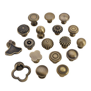 Cajón de lujo moderno, armario, latón satinado macizo, tiradores dorados, manija de puerta de armario de latón cepillado para Cocina - Product Image 6