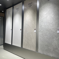 Carrelage en porcelaine italienne Foshan 90x180cm, pierre frittée artificielle grise, carrelage de sol en marbre pour salle de bain, chambre, salon, couloir