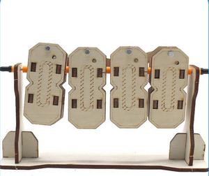 Modèle binaire n° Ensemble de jeu d'expériences scientifiques en bois fait main pour élèves du primaire et du secondaire, pour les 5-7 ans - Product Image 5