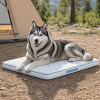 Matelas de camping pour chien, 11 cm d'épaisseur, surface matelassée avec noyau de soutien, pour grands chiens, lit pour animaux de compagnie OEM