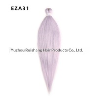 Queue de cheval pré-cousue Xuchang, tresses africaines EZ Easy Braid 90g, cheveux synthétiques haute température, style européen et américain, africain