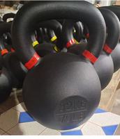 Kettlebells en fonte de haute qualité avec logo personnalisé pour la salle de sport à domicile, équipement d'exercice pour la compétition de fitness