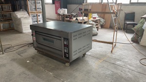 Équipement de boulangerie d'occasion en gros d'usine Fours <span class=keywords><strong>à</strong></span> pizza <span class=keywords><strong>à</strong></span> gaz pour boulangeries Verre Chine <span class=keywords><strong>Porte</strong></span> 1-pont 2 plateaux <span class=keywords><strong>Pain</strong></span> multifonctionnel noir - Product Image 5