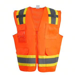 Chaleco de Seguridad Reflectante de Alta Visibilidad con Logotipo Personalizado, Chaleco Multifuncional de Seguridad para la Construcción, en Venta en Línea - Product Image 2