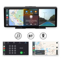 Écran portable Carplay sans fil de 10.26 pouces Moniteur de voiture tactile stéréo avec écran sans fil Android Auto et Apple Carplay