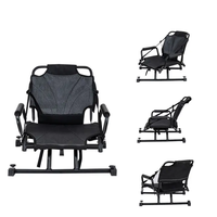 Siège pivotant à 360° réglable et personnalisé LSF Accessories pour kayak de pêche à la pédale, bateau, canoë, avec patin de frein