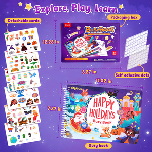 Brinquedos Educativos Joycat Montessori Livro de Atividades para Pré-escola e Jardim de Infância com Adesivos para Crianças Livros Ilustrados - Product Image 6