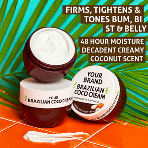 Nhãn hiệu riêng làm săn chắc dầu dừa công thức Coco kem với vitamin E Whipped Bum, Bust & Body <span class=keywords><strong>Butter</strong></span> - Product Image 5