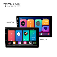 Système Audio de Voiture 9 10 Pouces Android 2 Din, Autoradio Stéréo FM GPS Carplay Wifi, Lecteur Écran Tactile 1Go 32Go
