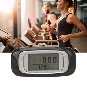 Funzione di registrazione del tempo calorico portatile 7 giorni memoria LED luce 3D pedometro per escursioni a piedi - Product Image 4