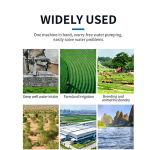 Pompe à eau solaire à haut débit <span class=keywords><strong>avec</strong></span> moteur CC sans balais, surpresseur submersible pour l'irrigation agricole - Product Image 3