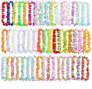 Creative 4-Piece Hawaiian Wreath and <b>Bracelet</b> Set Wedding <b>Ball</b> Performance Props Simulation Flower Makeup Products Wholesale - Product Image 6