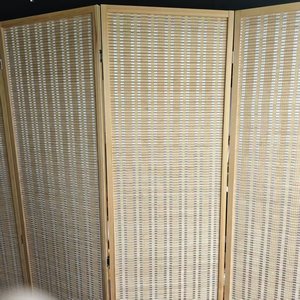Partition Wall Company Solid Wood Rattan Woven <strong>Screen</strong> Partition Modern Simple Living Room Entrance Barrier <strong>Screen</strong> - Product Image 3