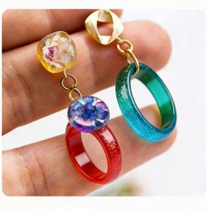 TOYSRUNNER Professional Jewelry Kit DIY Hard Crystal Clear Epoxy Fast Curing <b>Silicone</b> Molds Pendants Earrings Keychains <b>Tools</b> - Product Image 4