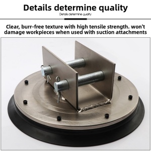 Ventosa de vacío de caucho de nitrilo de alta resistencia para uso industrial, accesorios para manipulador de 360 mm, dispositivo de elevación, plataforma de carga láser - Product Image 3