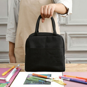 Bolsa Térmica para Almuerzo Himmers Personalizada de Gran Capacidad, Diseño Simple con Patrón de Letras, Aislada, Portátil, para Trabajadores de Oficina - Product Image 3