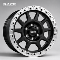 Jantes Beadlock tout-terrain personnalisées 4x4 15 17 18 pouces 6 branches 6x139.7 pour Nissan Navara Frontier Toyota Hilux
