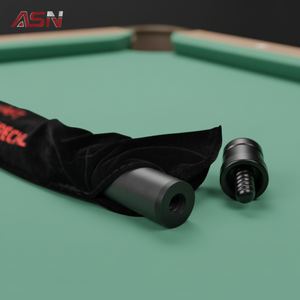 R-QJ Professional 12.5mm T700 Shaft de billard en fibre de carbone, rempli de mousse, à faible déviation, conique hybride, avec joint radial 3/8-8 - Product Image 5