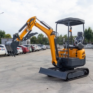 कृषि कार्य के लिए कॉम्पैक्ट 1.8 टन मिनी खुदाई रूट रेक और एगर टूल के साथ हाइड्रोलिक डिगर - Product Image 3