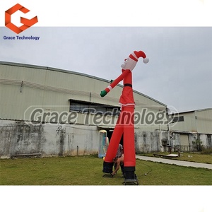 Trang Trí Giáng Sinh Ông Già Noel Inflatable Air Man Quảng Cáo Vũ Công Bơm Hơi - Product Image 5