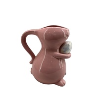 Mousseur d'eau en céramique de lapin avec décoration, 1 pièce, assortie d'œuf