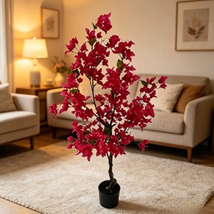 High Quality Real Touch <b>Artificial</b> Silk Bougainvillea <b>Trees</b> Durable <b>Indoor</b> Desktop Plants - Product Image 4