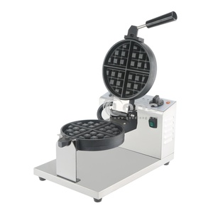 เครื่องทำวาฟเฟิลเบลเยียมไฟฟ้าเชิงพาณิชย์ เครื่องทำวาฟเฟิลขนาดเล็ก แผ่นทำวาฟเฟิลแบบเปลี่ยนได้ สำหรับใช้ในโรงแรมและร้านอาหาร - Product Image 3