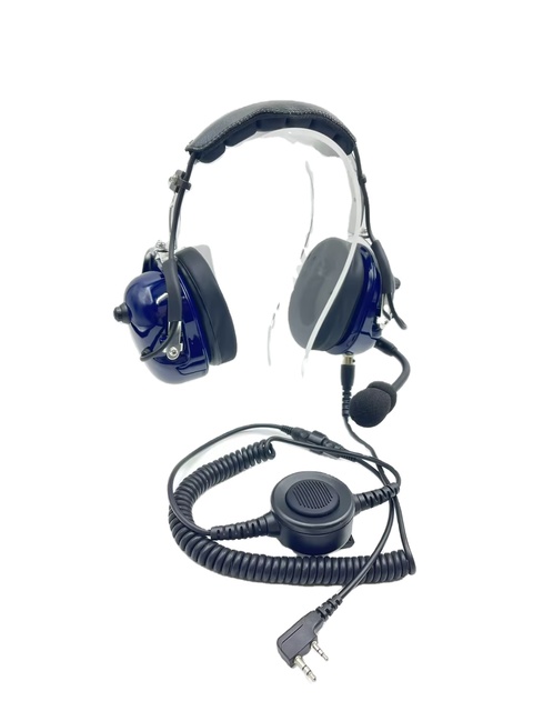 Racing Radio Headset Race Intercom Headphones with Mic & Large PTT