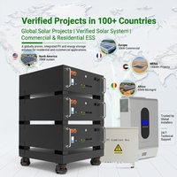 Système de stockage d'énergie solaire LiFePO4 à longue durée de vie (plus de 6000 cycles), empilable, 5-30 kWh, pour la sauvegarde à domicile