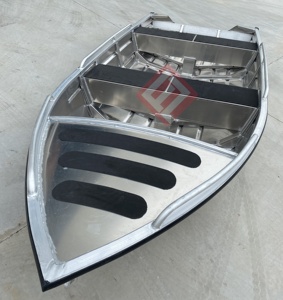 Bote de Pesca Jon de Aluminio de 2.5M con Motor Fuera de Borda KMB Mejores Productos Condición Nueva Tipo de Combustible Diésel - Product Image 3