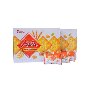 แครกเกอร์ชีสออร์แกนิค ไลบรา อาเทลา ขนมอบกรอบรสชีส หวานเค็ม บรรจุกล่อง 204 กรัม - Product Image 1