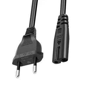 Кабель питания CE VDE Eu 2-контактный кабель питания 2-контактный удлинитель 0,75 мм кабель C7 бытовая техника