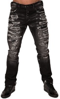 Jeans déchirés pour hommes, jeans arrière, jeans déchirés pour hommes