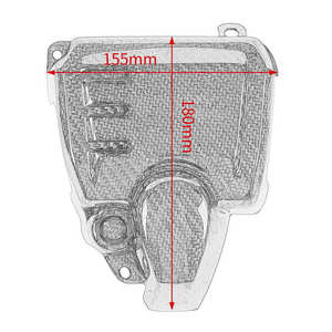 Pièces modifiées XXUN pour couvercle d'accessoires Z650RS ou <span class=keywords><strong>Kawasaki</strong></span> <span class=keywords><strong>Z650</strong></span> <span class=keywords><strong>RS</strong></span> 2022 2023 2024 couvercle de réservoir de gaz de carénage en Fiber de carbone véritable - Product Image 3