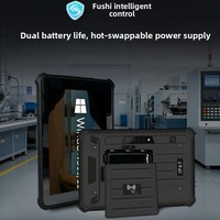 Tablette robuste industrielle de 10,1 pouces, Windows 10/11 Pro, double batterie remplaçable à chaud et construction renforcée