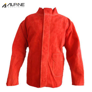 Chaqueta de Soldadura de Cuero Vacuno de Alta Calidad, Cómoda, Resistente al Calor, Anticorte, Ignífuga, Color y Talla Personalizables, Estilo Alpino - Product Image 3