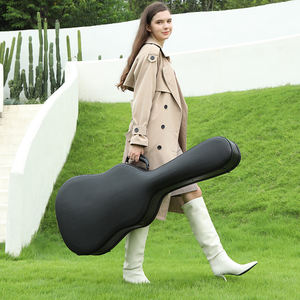 OEM-WC-47 Rm arc-en-ciel Offre Spéciale OEM ODM vente en gros bois <span class=keywords><strong>Tweed</strong></span> classique <span class=keywords><strong>guitare</strong></span> acoustique étui rigide ukulélé étui à instruments - Product Image 1