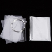 Bolsas de Plástico Transparentes Planas de Celofán OPP sin Cinta Adhesiva