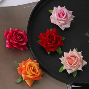 Broche Elegante em Forma de Flor MIO Acessórios para Casamento Femininos Feito à Mão Grande Tamanho Clipe de Cabelo em Estilo Coreano Broche de Metal Clipe de Cabelo - Product Image 2