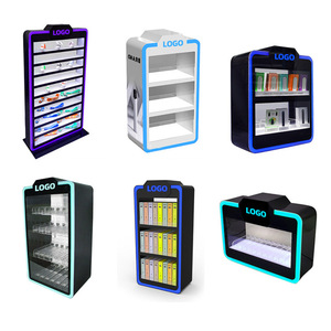 OEM encimera multi niveles LED acrílico nicotina CIG bolsas estante de exhibición luminoso Snus tabaco soporte de exhibición para tienda de humo - Product Image 6