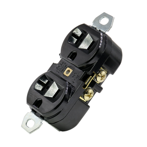 <span class=keywords><strong>Presa</strong></span> a Muro Certificata UL Nera Americana 5-20 20A 125V <span class=keywords><strong>Presa</strong></span> <span class=keywords><strong>Doppia</strong></span> - Product Image 1