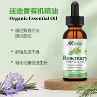 Huile Essentielle de Romarin pour Cheveux et Cuir Chevelu, Huile Naturelle Pure pour Massage Nourrissant, Huile Essentielle Biologique pour Diffuseur et Soins de la Peau, OEM ODM