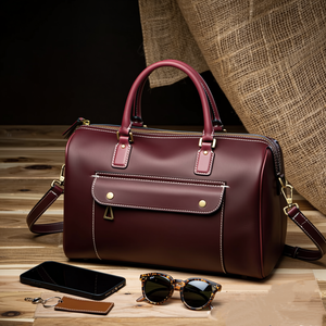 Nhà Sản Xuất Da Cổ Điển Vai Satchel Máy Ảnh Túi DSLR Không Gương Du Lịch Xách Tay Nhiếp Ảnh Messenger Túi - Product Image 2