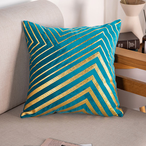 Housse <span class=keywords><strong>de</strong></span> Coussin <span class=keywords><strong>de</strong></span> <span class=keywords><strong>Canapé</strong></span> Amity Moderne et Luxe <span class=keywords><strong>pour</strong></span> Salon, Imprimé Doré, <span class=keywords><strong>pour</strong></span> Décoration d'Intérieur - Product Image 4