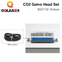 Tête de balayage laser CO2 SG7110 |   10,6 µm 10600 nm Ouverture d'entrée de 10 mm |   Scanner galvanométrique avec ensemble d'alimentation