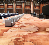 Tapis d'hôtel Axminster sur mesure en jacquard tissé de luxe, écologique et antidérapant