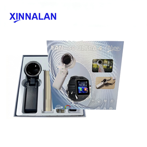 Jam Tangan Pintar Wanita Sporty New Square Silicone IP67 Ultra4 dengan Kipas Genggam 2-in-1 Set Hadiah Kalender - Product Image 2