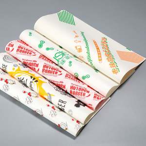 Custom Printed Logo Size Wrap Food Grade Butcher <b>Wax</b> <b>Paper</b> Greaseproof Deli Meat and Bread Wrapping PE Coated Sandwich <b>Paper</b> - Product Image 1